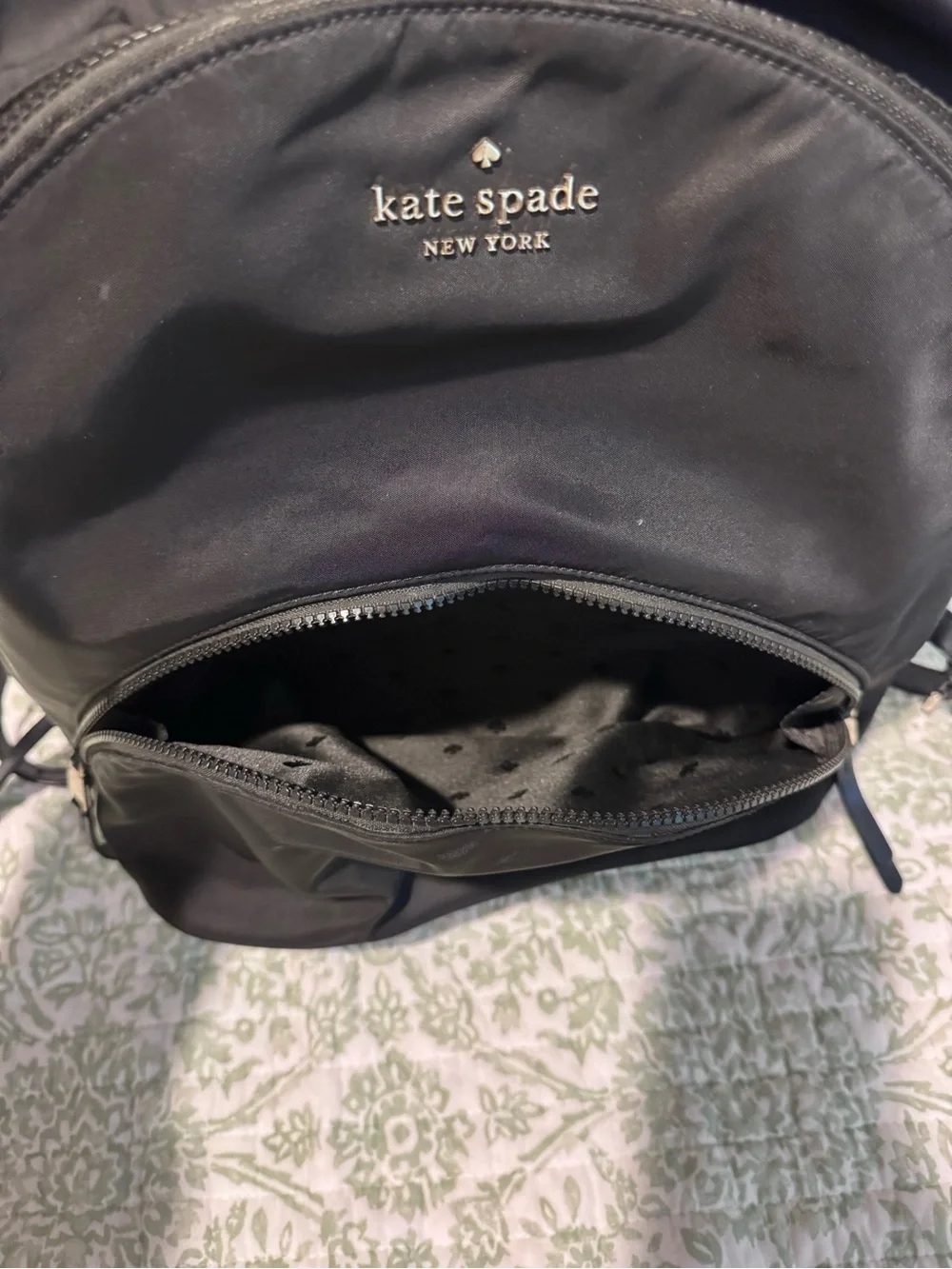 kate spade Black Nylon Backpack